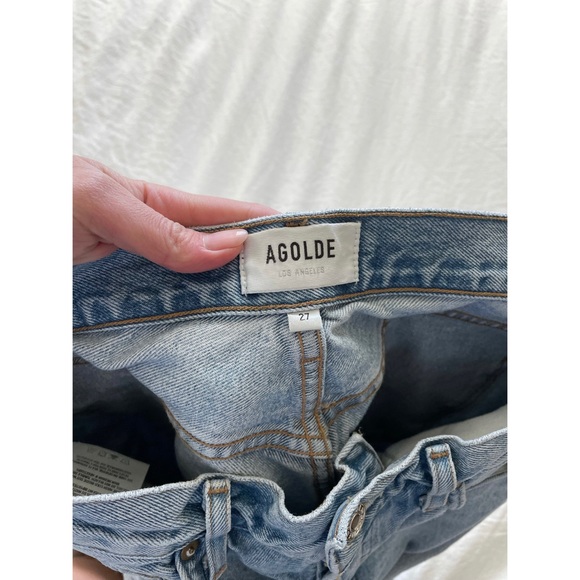 AGOLDE Riley High Rise Straight Crop Jeans - Picture 7 of 8